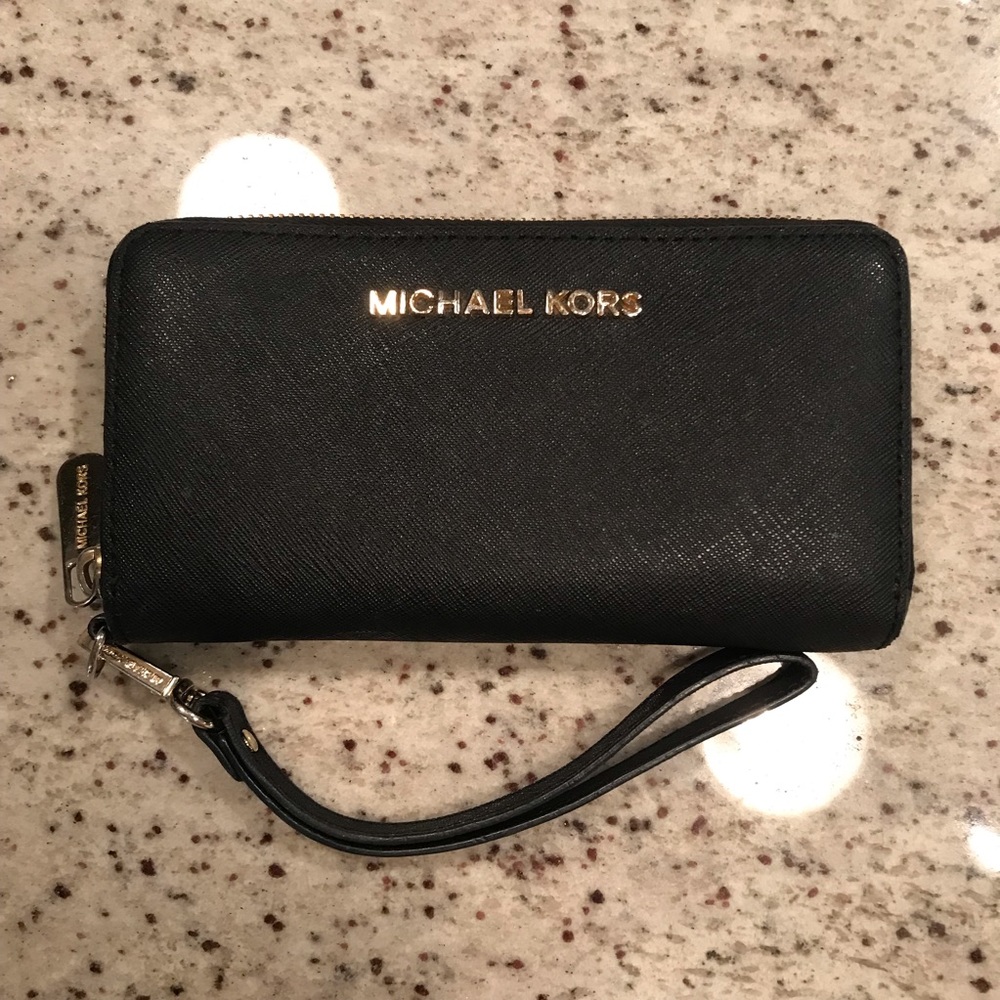 Jet Set Travel Leather Continental Wallet